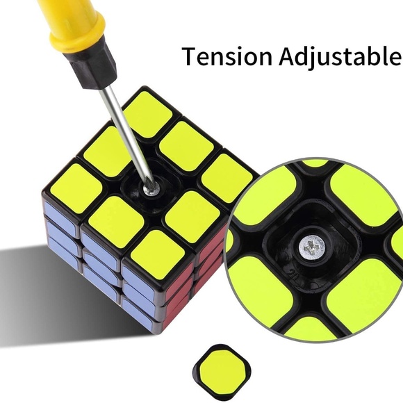 Speed Cube, [6 Pack] 3x3x3 56mm Full Size Magic Cube Set, Easy Turning Toys NEW - Picture 4 of 16